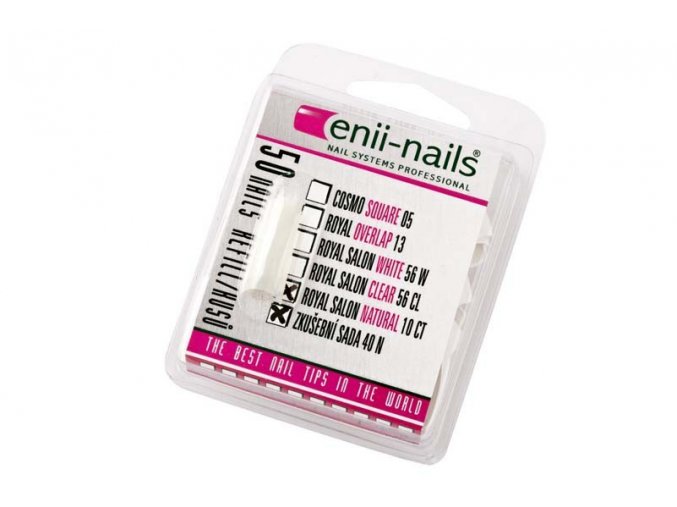 Enii nails Royal natural zkušební sada 40ks
