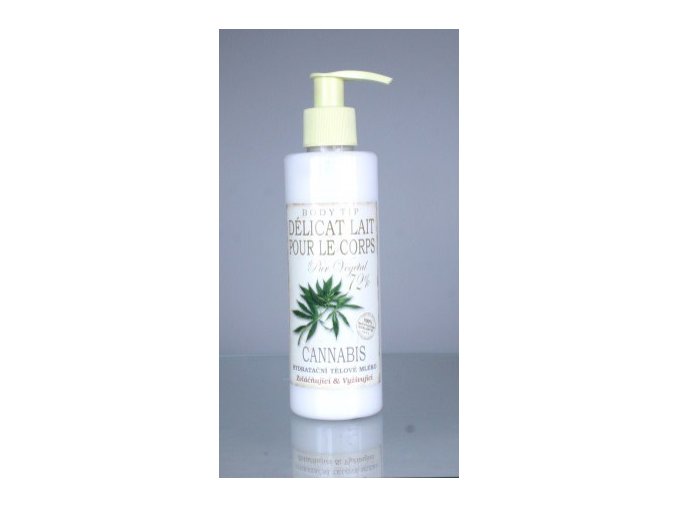 Hydratační tělové mléko cannabis 200ml