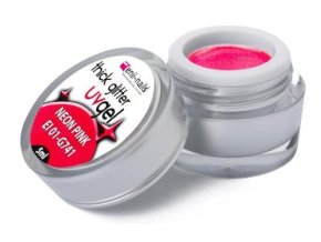 Glitrový gel - neon pink 5ml