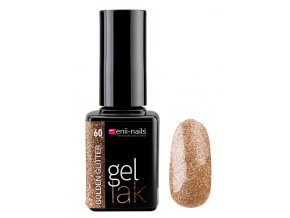 Glitter gel lak 11ml - golden glitter