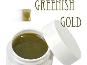 Metalický UV gel 5ml zeleno-zlatý