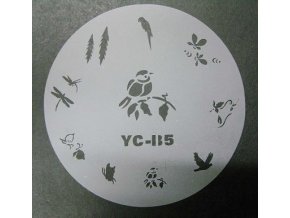 Šablony na nehty YC-B5