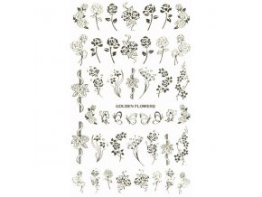 Vodolepky na nehty, zlaté růže