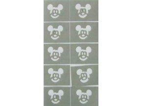 Zdobící šablona - mickey mouse