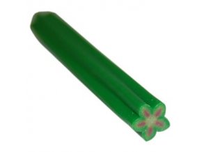 FIMO tyčinka, zelená kytka