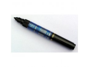 2v1 zdobící pero na nehty, modré s perletí