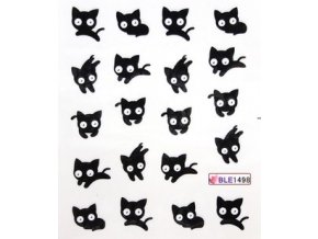 Vodolepky černá kočka