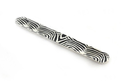 NehtyShop Pilník na nehty, 180/240 zebra