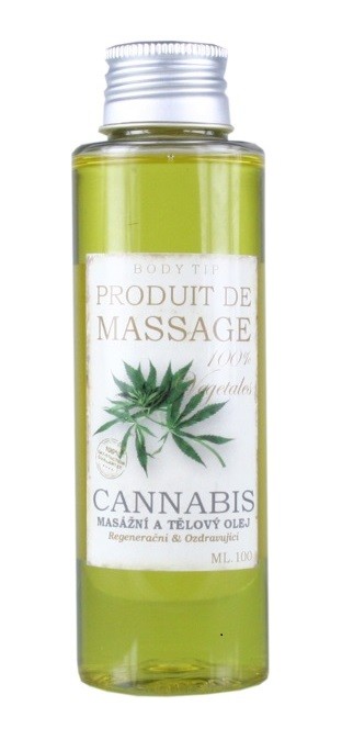 Masážní a tělový olej - Cannabis 100ml