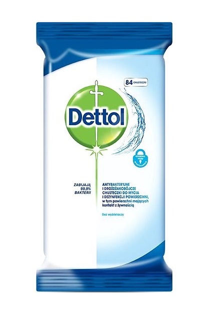 Dettol Antibakteriální ubrousky 84ks