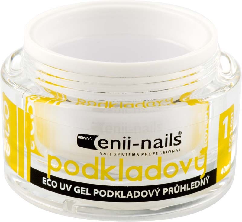 ENII NAILS ECO 1 UV gel podkladový průhledný 10ml