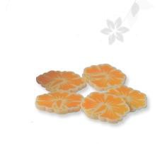 NehtyShop FIMO, oranžová kytka 1kus