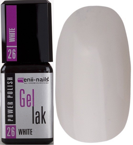 ENII NAILS Gel lak 11ml - white