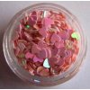 Zdobení nehtů srdíčka (růžové) 500ks