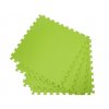 Podložka na cvičení - pěnový koberec - 60 x 60cm - 4 ks - zelený