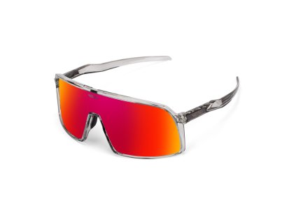 NEIBO FALCON - Glossy Grey Transparent/Fire Orange