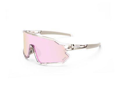 NEIBO EAGLE - Glossy Light Grey Transparent/Rose Gold