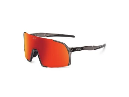 NEIBO PIGEON - Glossy Black Transparent/Fire Orange