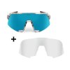 NEIBO HAWK - Glossy Grey Transparent/Ice Blue