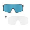 NEIBO PIGEON - Glossy Black Transparent/Ice Blue