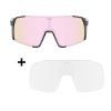 NEIBO PIGEON - Glossy Black Transparent/Rose Gold