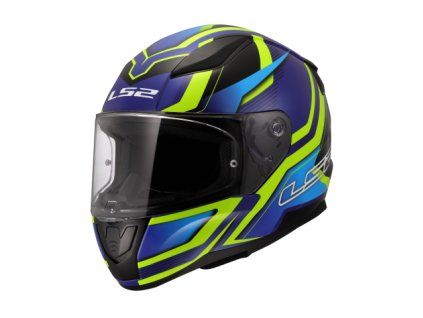 LS2 FF353 RAPID II FLITZ H-VIS YELLOW BLUE-06