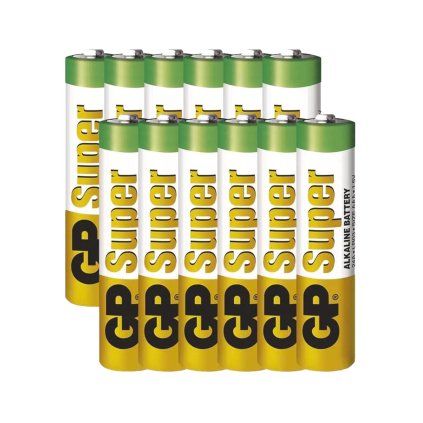 9300 emos gp alkalicka baterie super aaa lr03 1bal 12ks