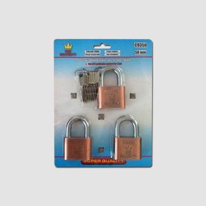 71729 richmann visaci zamek 3ks 50 mm na 1 klic