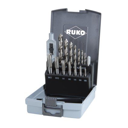 24660 ruko sada zavitniku a vrtaku hss 15 dilu plastovy box