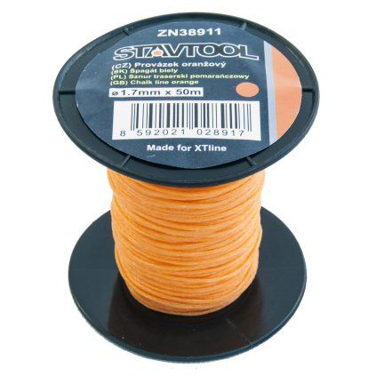 77756 stavtool provazek oranzovy 50 m 1 mm