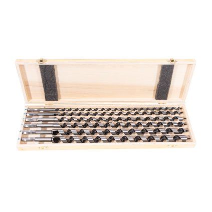 22761 stavtool sada hadovitych vrtaku do dreva 6 dilu 230 mm dreveny box