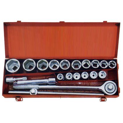 19770 stavtool sada hlavic 3 4 21 dilu 19 50 mm kovovy box