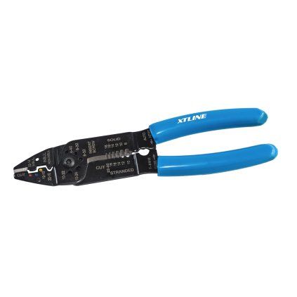 77324 xtline kleste lisovaci na konektory 215 mm