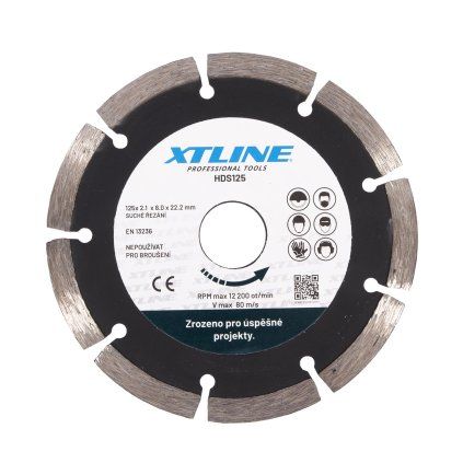 67463 xtline kotouc diamantovy segmentovy 180x2 5x22 2 mm