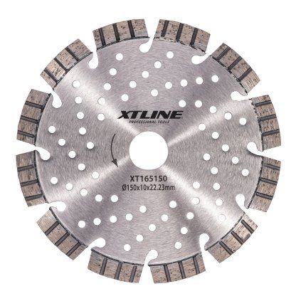74675 xtline kotouc diamantovy segmentovy turbo laser 125x2 2x10x22 2 mm