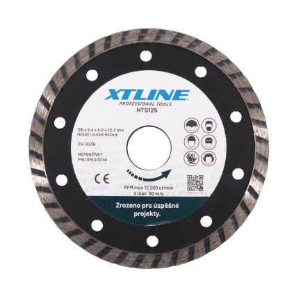 66941 xtline kotouc diamantovy turbo 115x2 2x22 2 mm