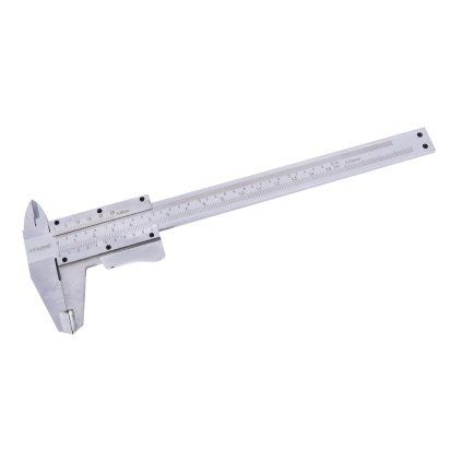 72452 xtline meritko posuvne inox s tlacitkem 150 mm