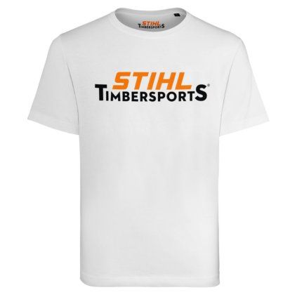 STIHL Timbersports bílé triko (Varianta Velikost:S)