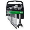 19668 gk tools sada plochych klicu matne 12 dilu 6 32 mm plastovy drzak