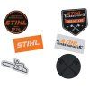 STIHL Sada opakovaně použitelných tkaných nálepek (Varianta Barva:STIHL)