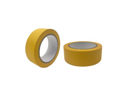 Lepicí páska zakrývací a ochranná PVC, štukatérská žlutá | 38 mm x 33 m