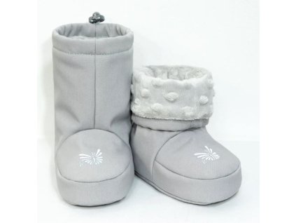 ESITO softshellové capáčky Nora šedá-střibrná