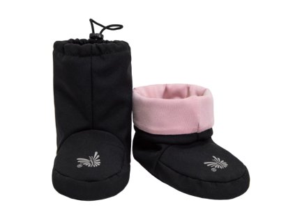 ESITO softshellové capáčky černá/růžová jaro-podzim