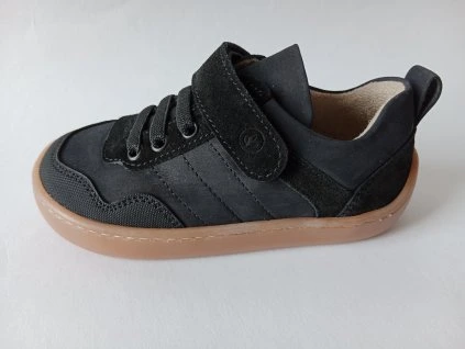 Bebare 4020-26 ČERNÁ CELOROČNÍ BAREFOOT OBUV