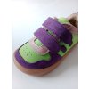 Bebare 4017-26 ZELENO-FIALOVÁ CELOROČNÍ BAREFOOT OBUV