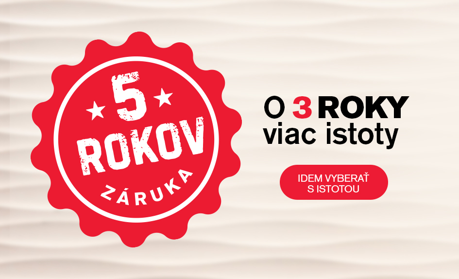 5 roko záruka