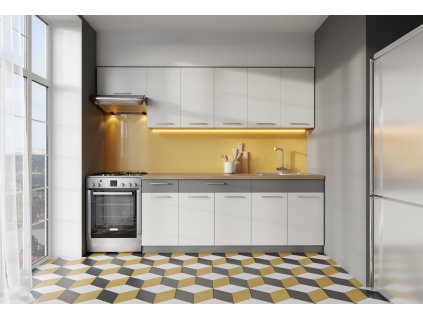 kuchyne modena 200 260 cm bily lesk grafit mat img 226026 fd 99