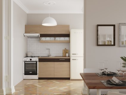 Kuchyňa RUTHIN 120/180 cm, rijeka svetlá