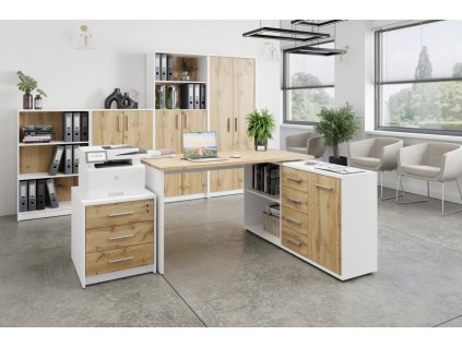 kancelarska sestava nejby gianni 3 bila dub wotan img la nejby jh s3 b dw k 1 fd 99