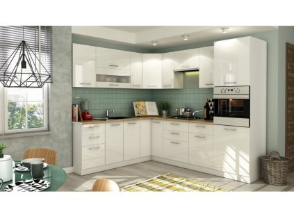 rohova kuchyne colby 215x250 cm bily lesk img 220038 fd 99